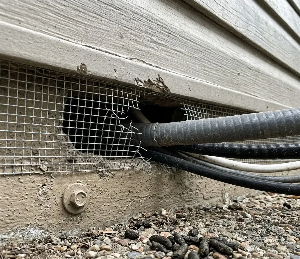 Copper Mesh for Rodent Gaps in South Bend